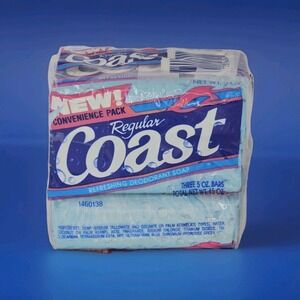 Pack of 3 Vintage Regular Coast Deodorant Soap 5 Oz. Each Very Rare New (e)